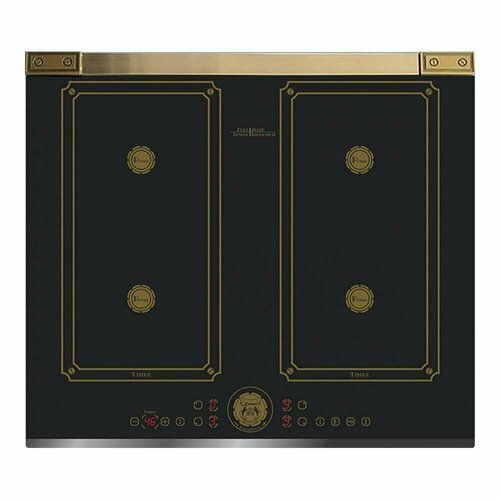 Индукционная варочная панель 59х52 см Kaiser Art Deco KCT 6745 FI AD черная