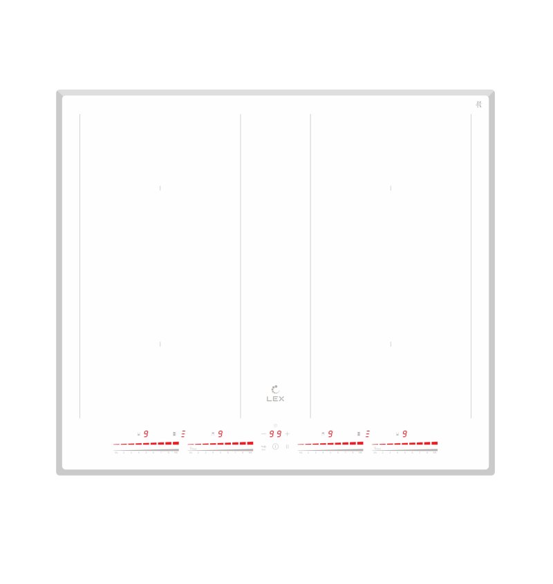 Варочная панель индукционная LEX EVI 641C WH