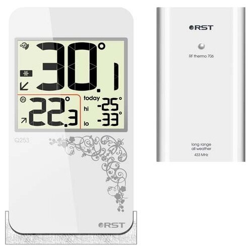 Цифровой термометр с радиодатчиком в стиле iPhone RST 02253
