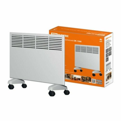 TDM ELECTRIC Обогреватель TDM ЭК-1500, конвекторный, настенный/напольный, 750/1500 Вт, 20 м², белый