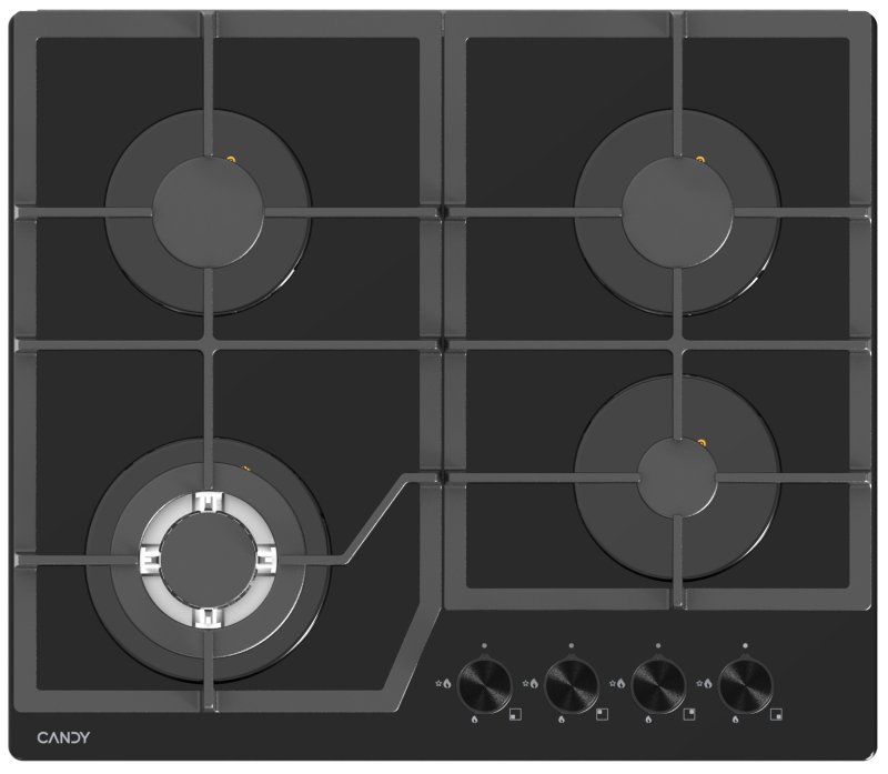 Встраиваемая газовая варочная панель Candy CHXG64CWB Встраиваемая газовая варочная панель Candy CHXG64CWB