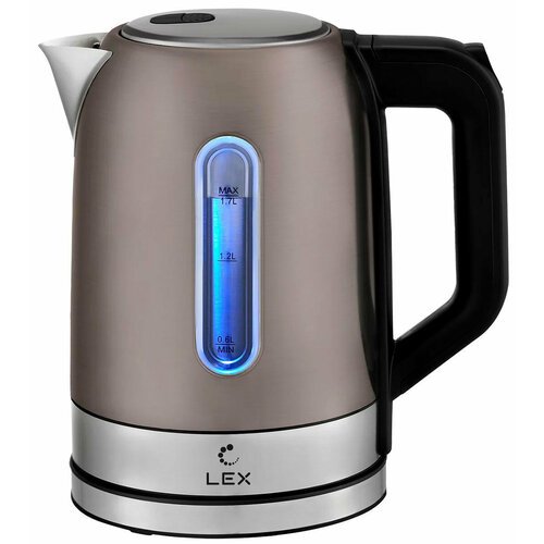 Чайник электрический LEX LX 30018-3, кофейный