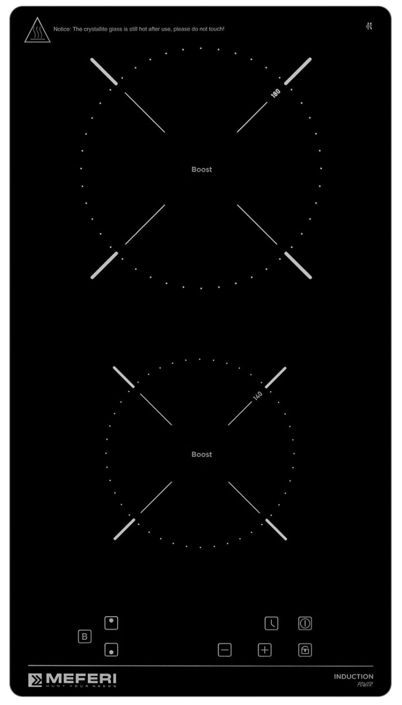 Электрическая варочная панель Meferi MIH302BK POWER Электрическая варочная панель Meferi MIH302BK POWER