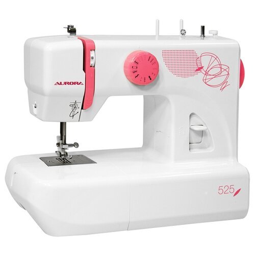 Швейная машина Aurora 525, белый/розовый