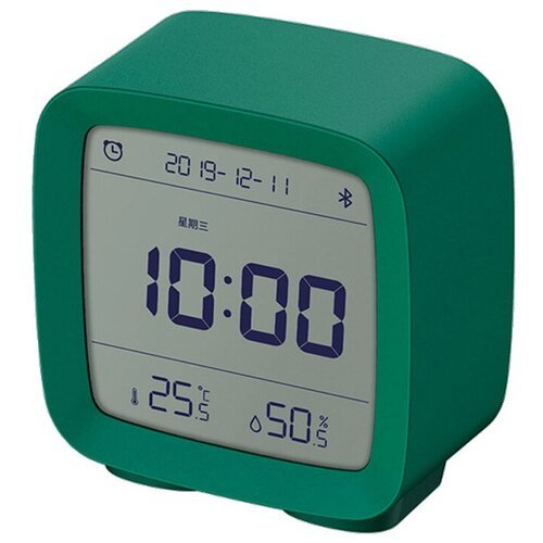 Часы с термометром Qingping Qingping Bluetooth Smart Alarm Clock, зеленый