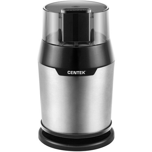 Кофемолка Centek CT-1362, серый металлик, черный