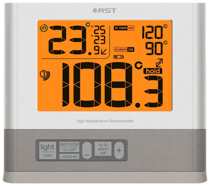 Термометр для бани RST RST77111 графит / белый