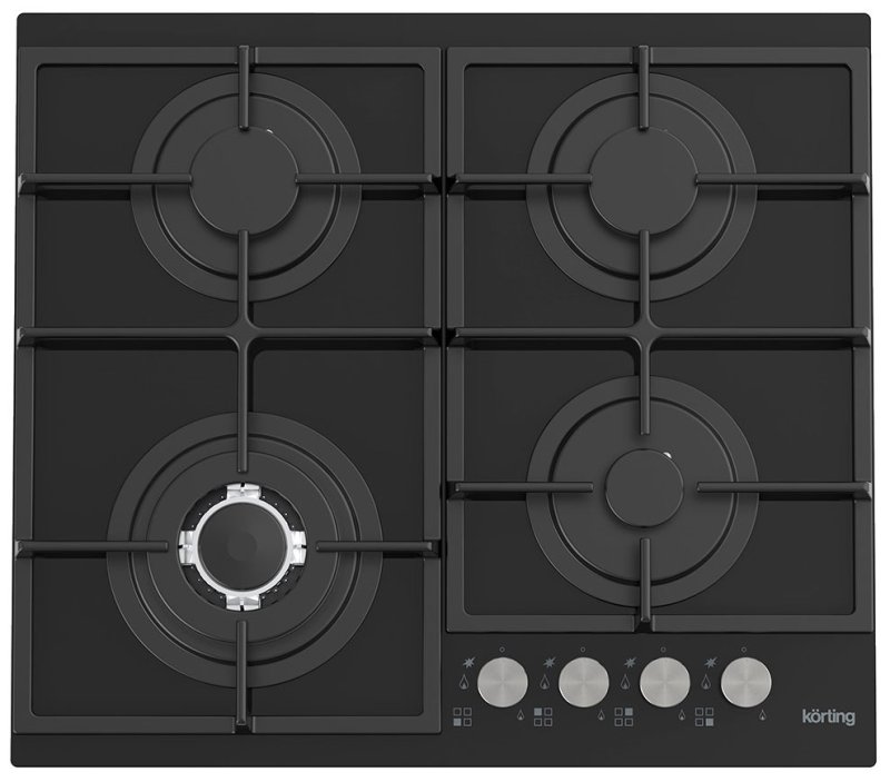 Встраиваемая газовая варочная панель Korting HGG 6734 CTN Встраиваемая газовая варочная панель Korting HGG 6734 CTN