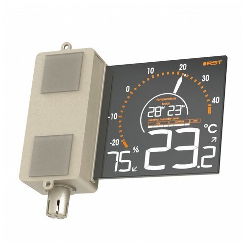 RST 01088 Оконный термометр-гигрометр с инверсивным зеркальным дисплеем