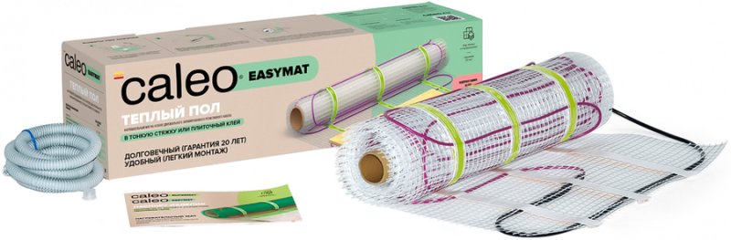 Нагревательный мат 4 м<sup>2</sup> Caleo EASYMAT 140-0,5-4,0″ /></div>
<div itemprop=