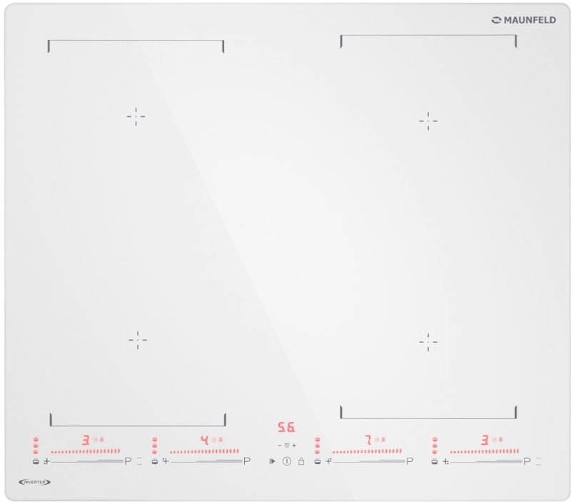 Электрическая варочная панель Maunfeld CVI604SBEXWH Inverter Электрическая варочная панель Maunfeld CVI604SBEXWH Inverter